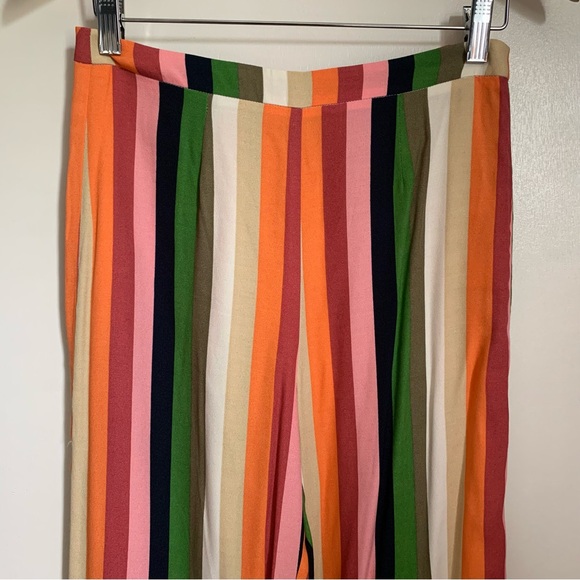 Reformation Clare Pant Rainbow Stripe Small 6P - Picture 4 of 10